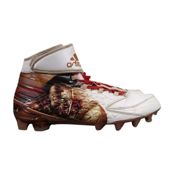 Adidas Shoes Mens 11.5 Cleats Football Freak x Carbon High Uncage Spartan Sport - Picture 2 of 16